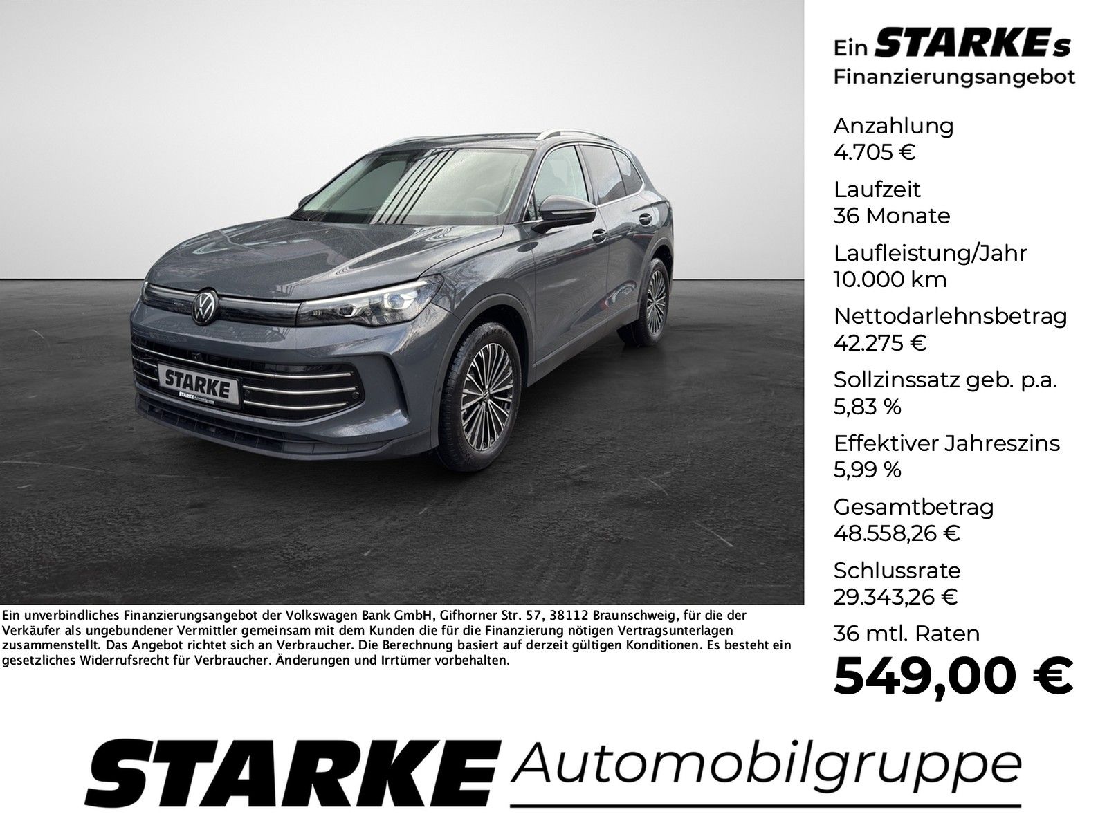 Tiguan 2.0 TDI DSG Elegance HeadUp AHK Navi LED