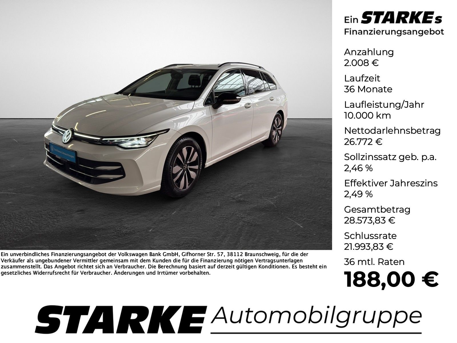 Golf Variant 1.5 eTSI DSG Goal AHK Navi LED Kam